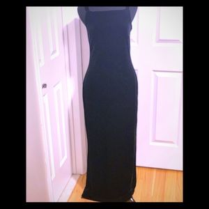 Long Velour Dress